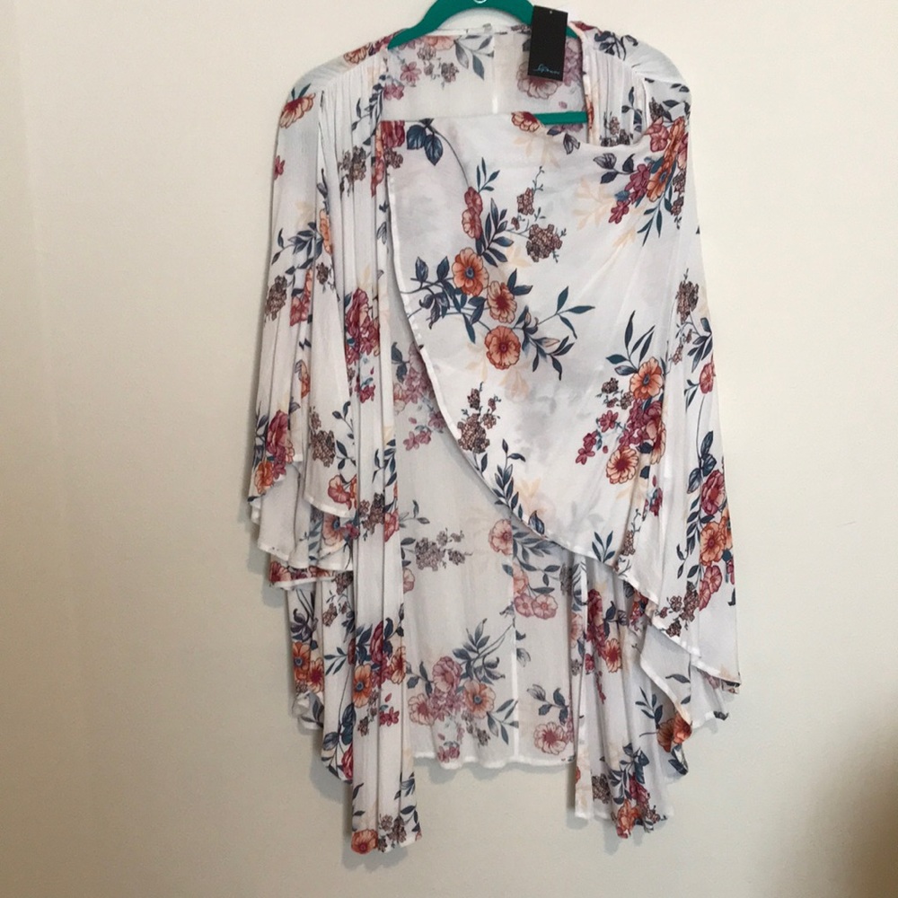 Soprano beautiful floral fan sleeve cover